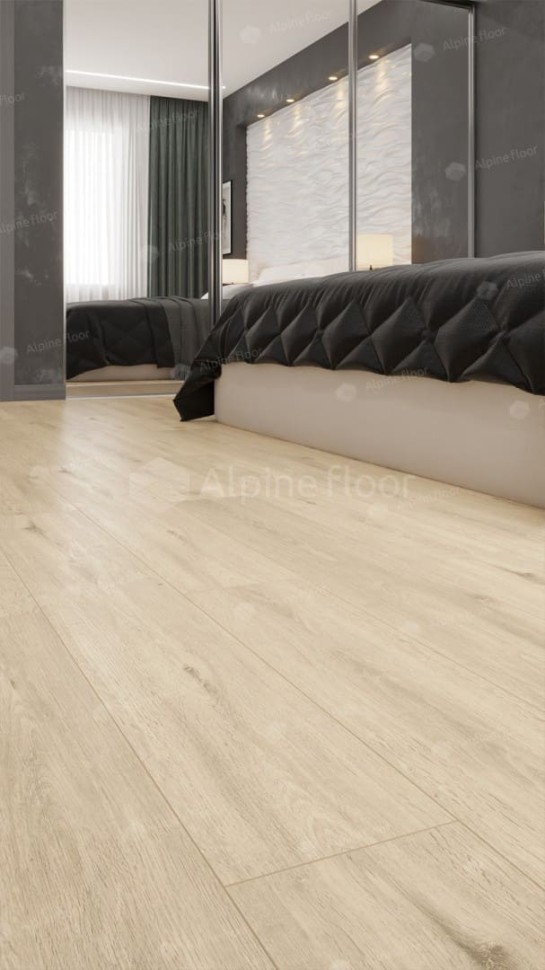 Виниловый ламинат "Alpine Floor" Classic Light MC Дуб Ваниль (1220*183*3,5 мм) — купить в Владивостоке