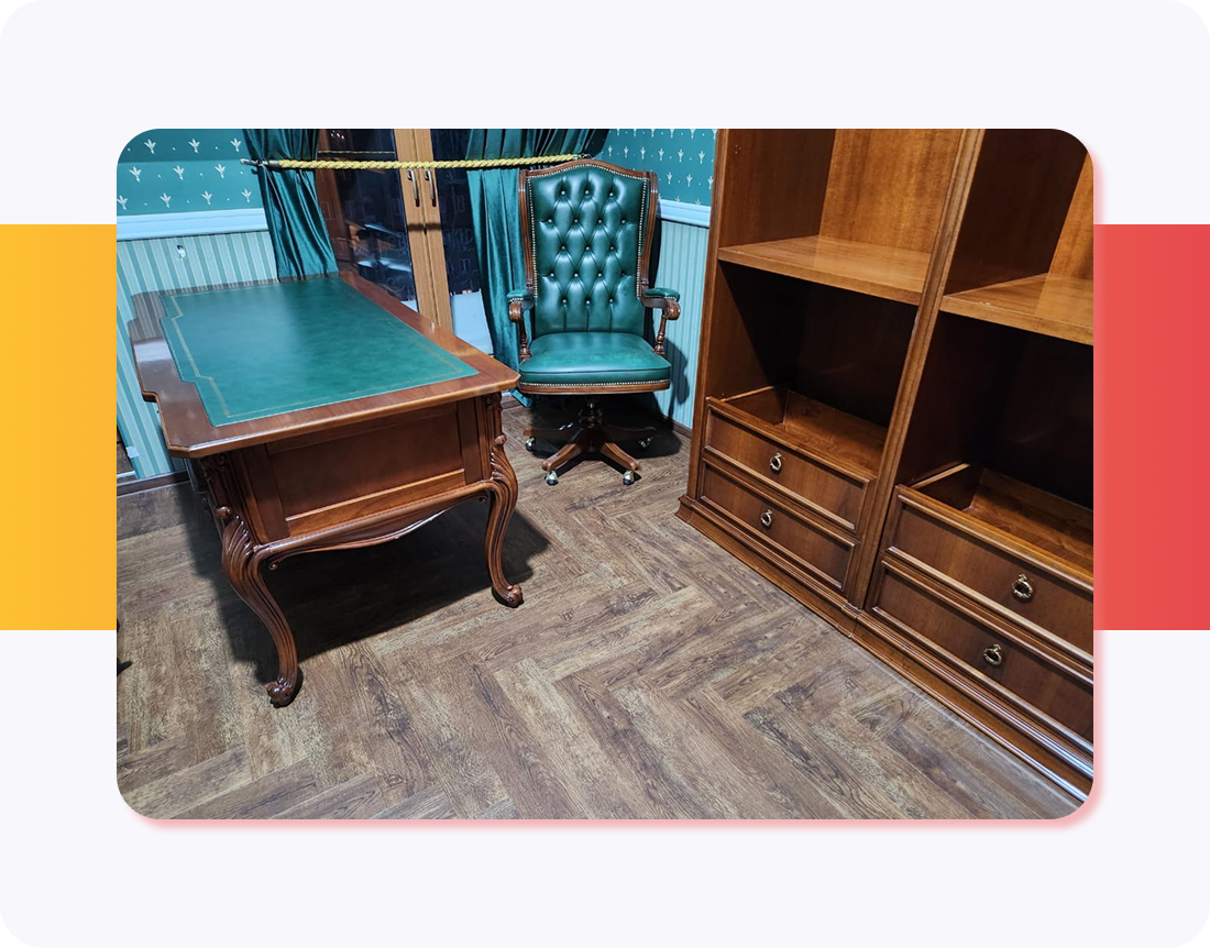 Укладка винилового покрытия