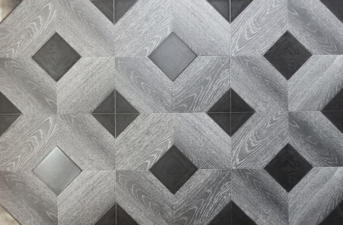 Ламинат "Profield" Parkett Барокко серебристый (1200*400*8) — купить в Владивостоке