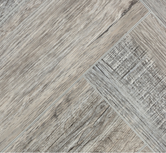 Виниловый ламинат SPC "Cronafloor" Herringbone Дуб Реймс (640*128*4,5 мм) — купить в Владивостоке