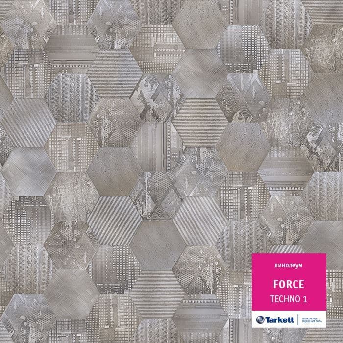 Линолеум полукоммерческий "Tarkett" Force Techno 1 (4м) — купить в Владивостоке