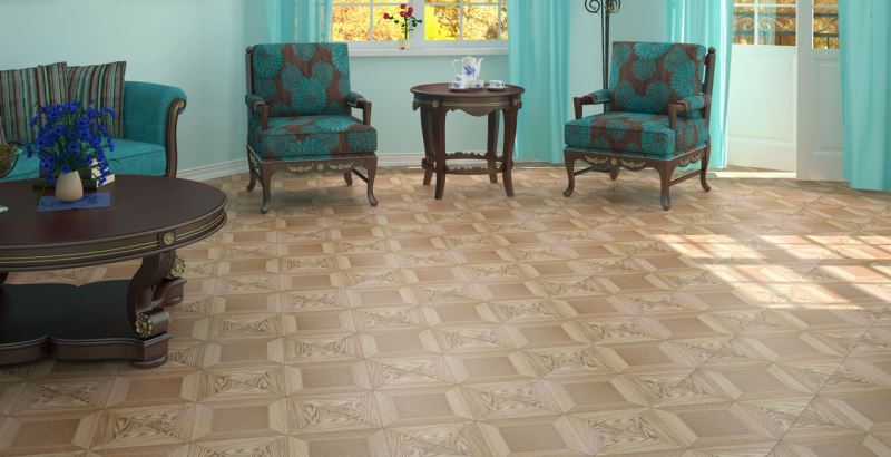 Ламинат "Profield" Parkett Коллаж светлый (1200*400*8) — купить в Владивостоке