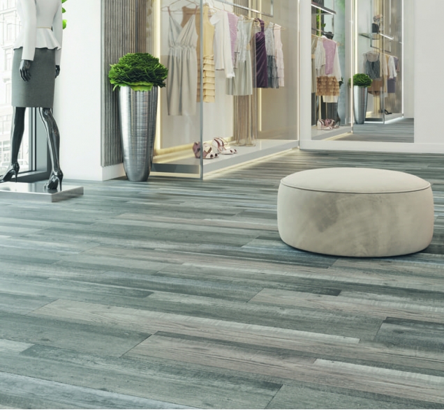 SPC ламинат "CronaFloor" Wood 4V Дуб Марсель (1200*180*4 мм) — купить в Владивостоке