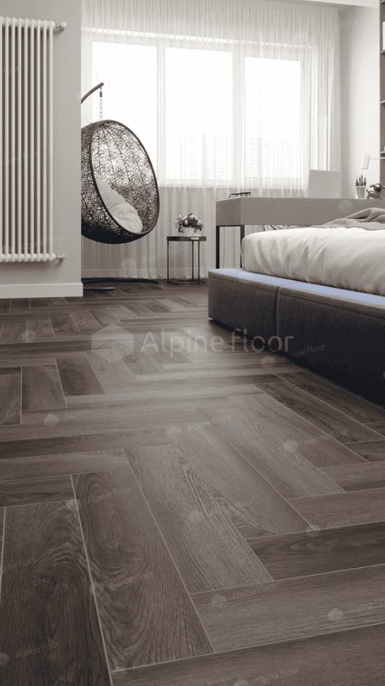 Виниловый ламинат "Alpine Floor" Parquet Light Дуб Фафнир (600*125*4 мм) — купить в Владивостоке