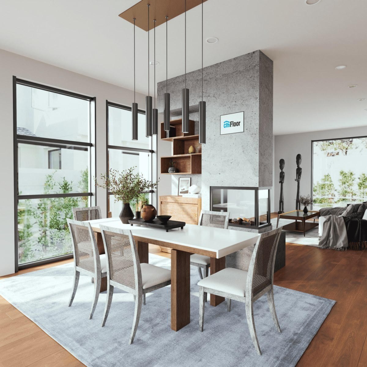 Виниловое напольное покрытие ScandiWood 18 Дуб Корица (180*1220*5 мм) — купить в Владивостоке