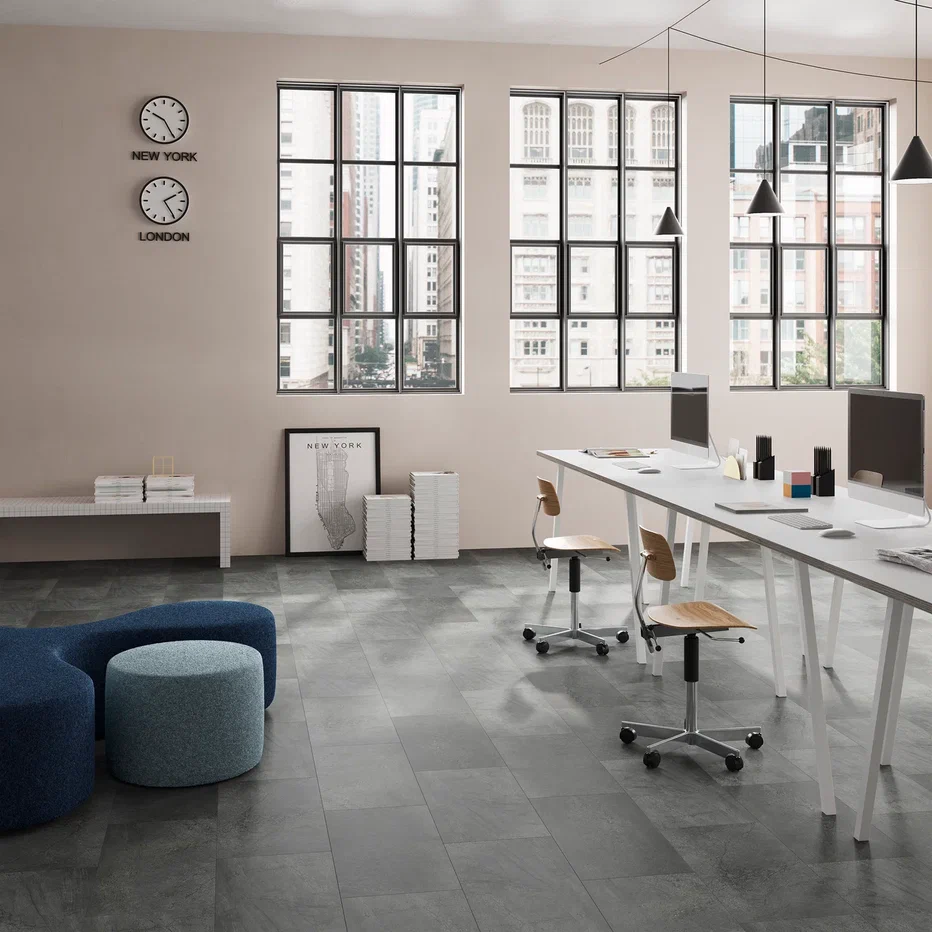 SPC ламинат "Invictus" Groovy Granite Steel (603*298*6мм) — купить в Владивостоке