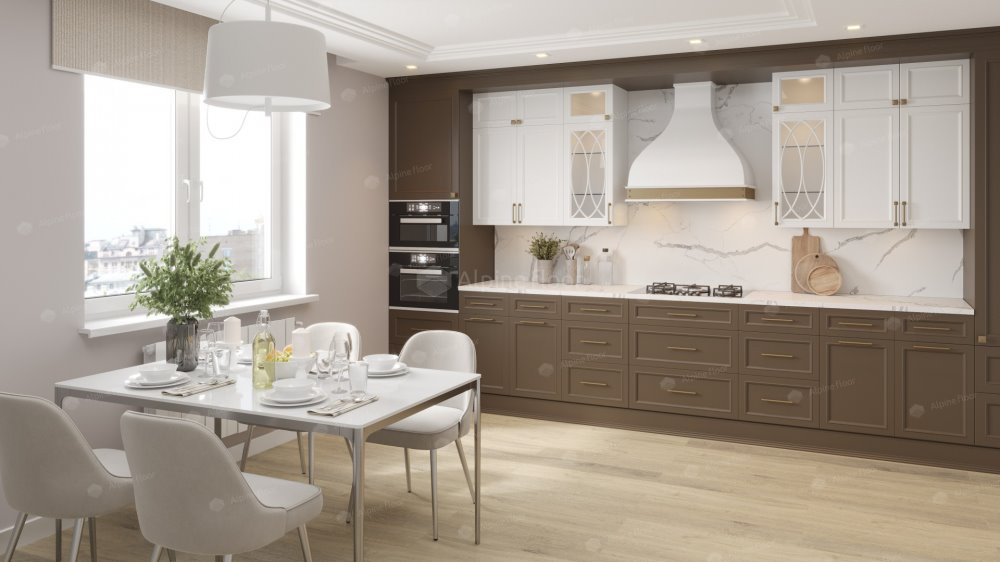 SPC Ламинат "Alpine Floor" Дуб капучино (1524*180*8 мм) — купить в Владивостоке