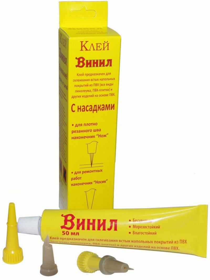 Картинка Клей "ВИНИЛ" для холодной сварки линолеума 50 мл