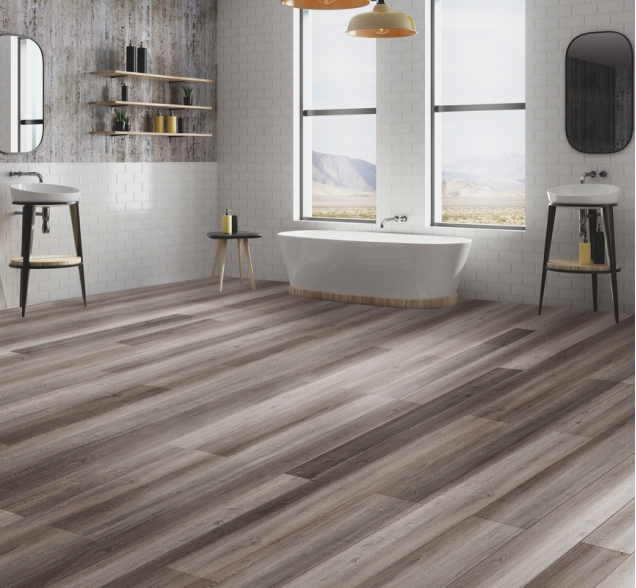 SPC ламинат "CronaFloor" Wood 4V Дуб Горный (1200*180*4 мм) — купить в Владивостоке