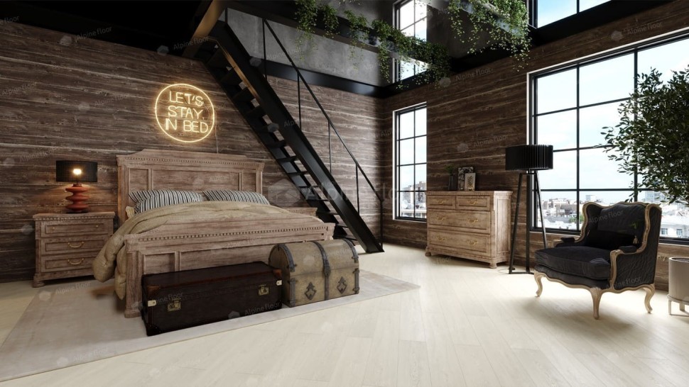 Виниловый ламинат "Alpine Floor" Classic Light MC Дуб Арктик (1220*183*3,5 мм) — купить в Владивостоке