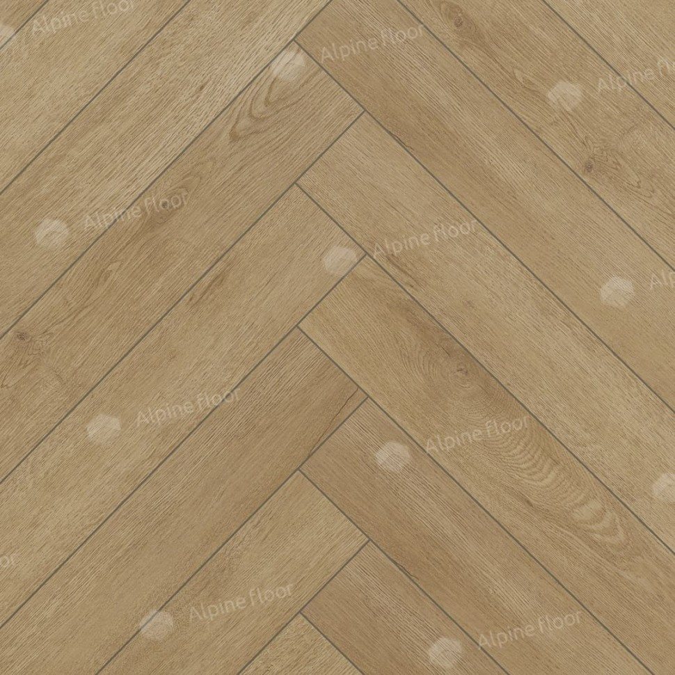 Ламинат "Alpine Floor" Herringbone 12 Дуб Молизе (600*100*12 мм) — купить в Владивостоке