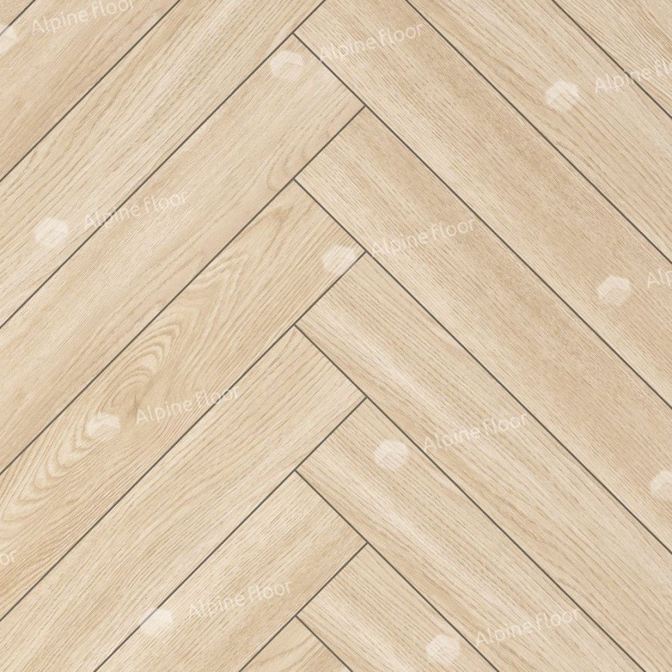Ламинат "Alpine Floor" Herringbone 12 Дуб Эльба (600*100*12 мм) — купить в Владивостоке