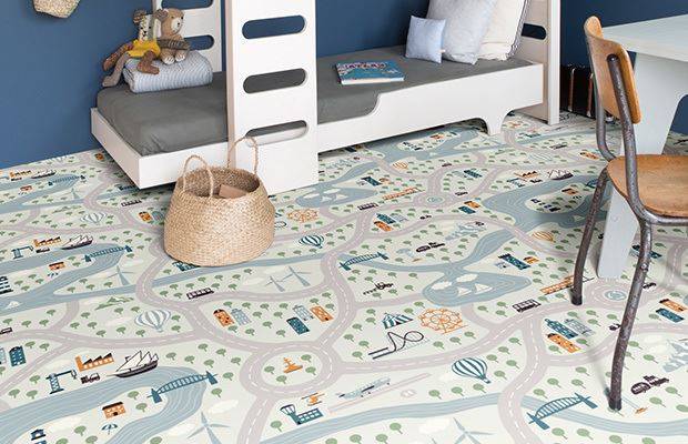 Линолеум бытовой "IVC" Neo Karta 82 (3м) — купить в Владивостоке