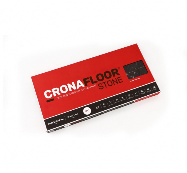 SPC ламинат "CronaFloor" Stone 4V Намиб (600*300*4 мм) — купить в Владивостоке