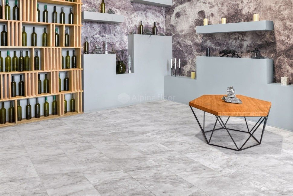 Виниловая плитка "Alpine Floor" Light Stone Чили (608*303*2,5 мм) — купить в Владивостоке