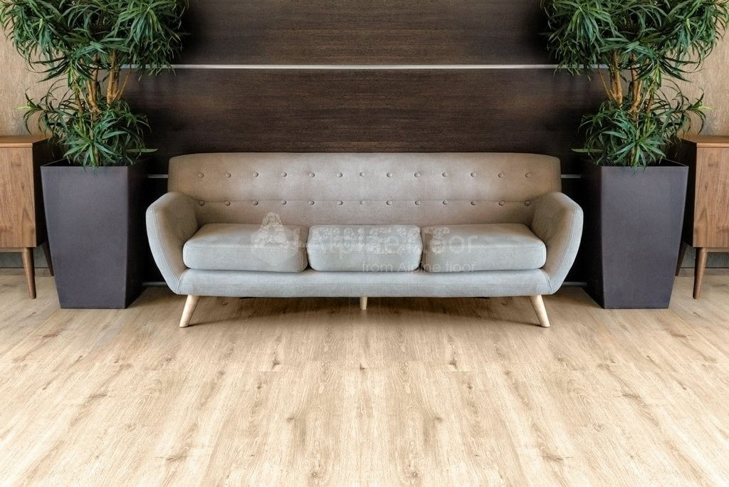 Замковая ПВХ плитка "Alpine Floor" Дуб Ваниль  (1220*183*4мм) — купить в Владивостоке