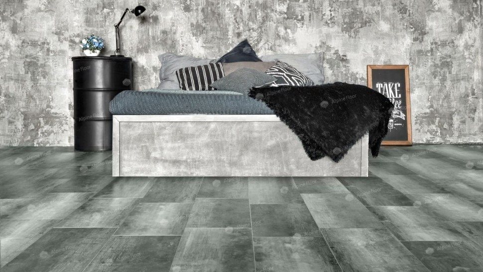 Виниловая плитка "Alpine Floor" Light Stone Корнуолл (608*303*2,5 мм) — купить в Владивостоке