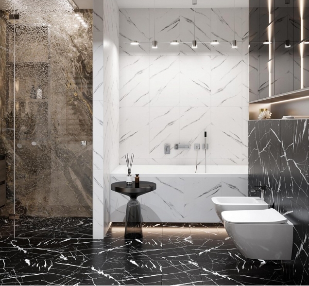 SPC ламинат "CronaFloor" Stone 4V Ноче (600*300*4 мм) — купить в Владивостоке