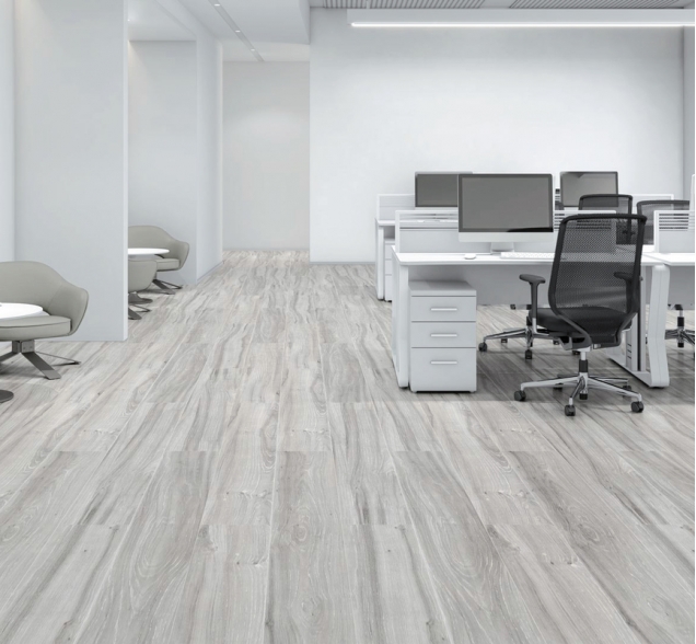 SPC ламинат "CronaFloor" Wood 4V Дуб Атланта (1200*180*4 мм) — купить в Владивостоке