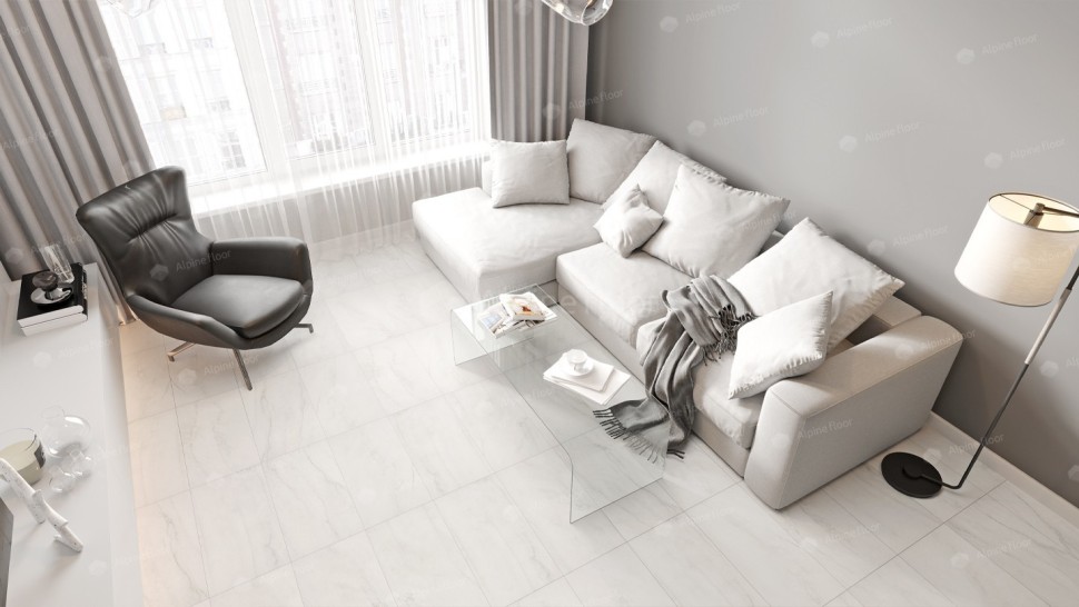 Виниловая плитка "Alpine Floor" Light Stone Брайс (608*303*2,5 мм) — купить в Владивостоке