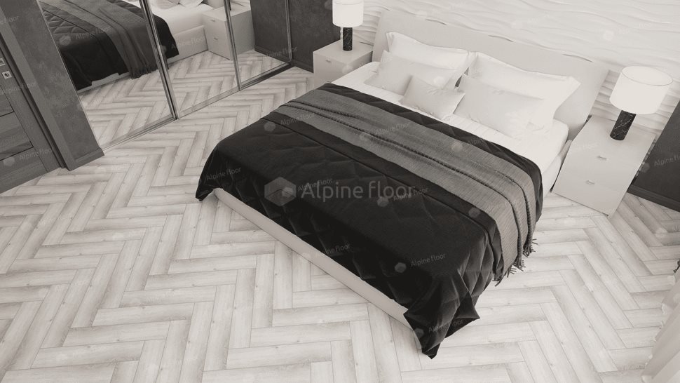 Виниловый ламинат "Alpine Floor" Parquet Light Дуб Альхена (600*125*4 мм) — купить в Владивостоке