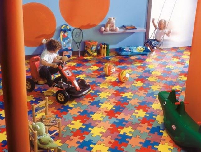 Линолеум бытовой "IVC" Neo Puzzle 50 (3,5м) — купить в Владивостоке