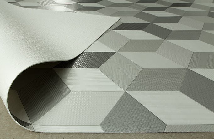 Линолеум бытовой "IVC" Bingo Cubes 83 (3м) — купить в Владивостоке