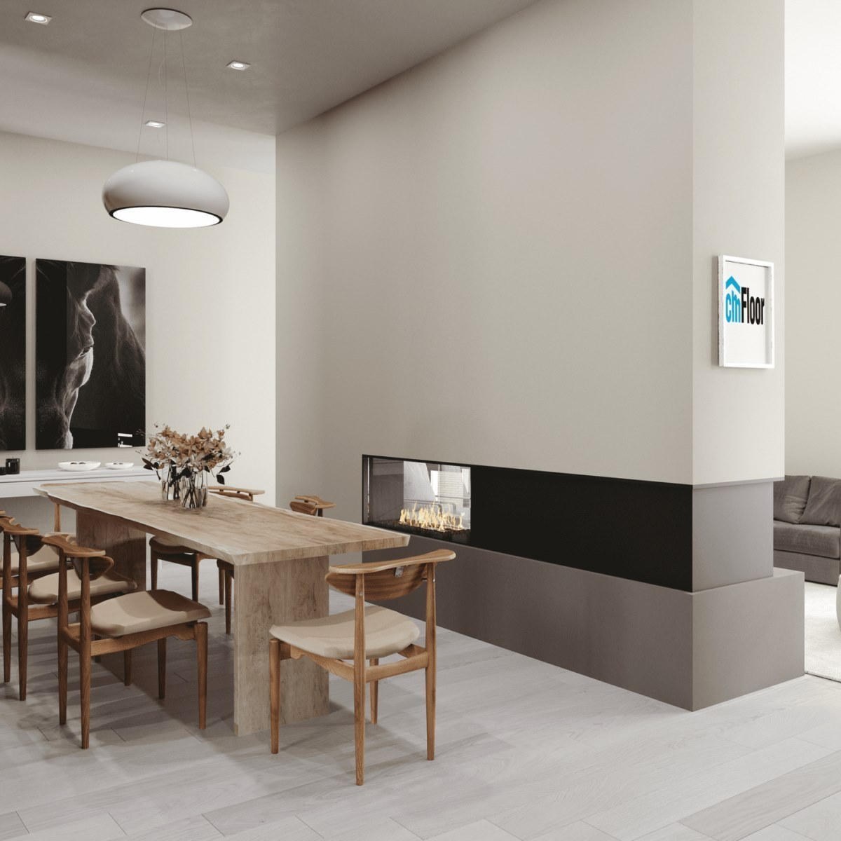 Виниловое напольное покрытие ScandiWood 02 Дуб Белый (180*1220*5 мм) — купить в Владивостоке