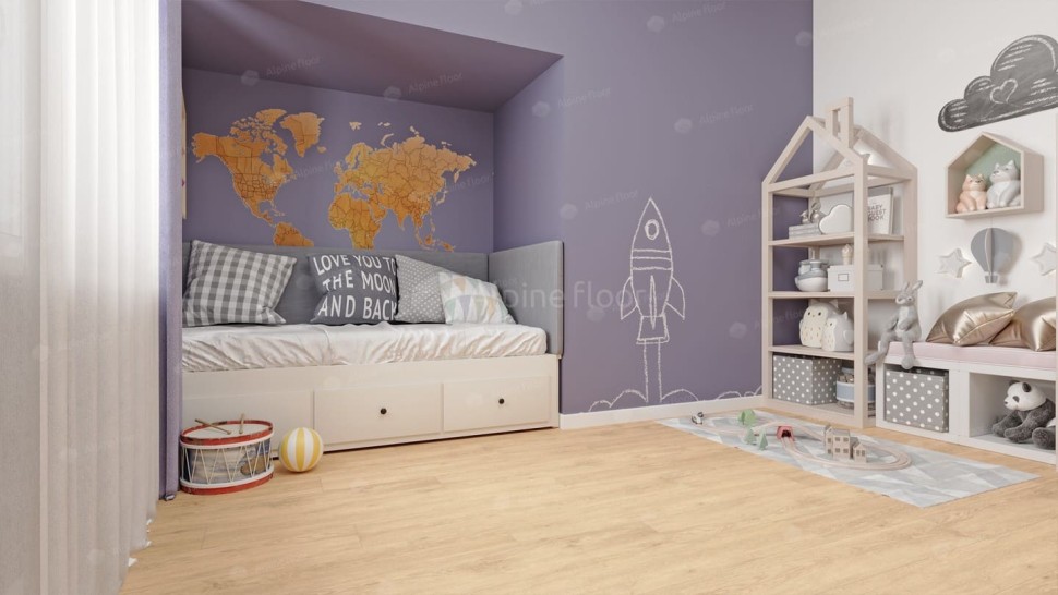 Виниловый ламинат "Alpine Floor" Classic Light MC Дуб Ваниль Селект (1220*183*3,5 мм) — купить в Владивостоке