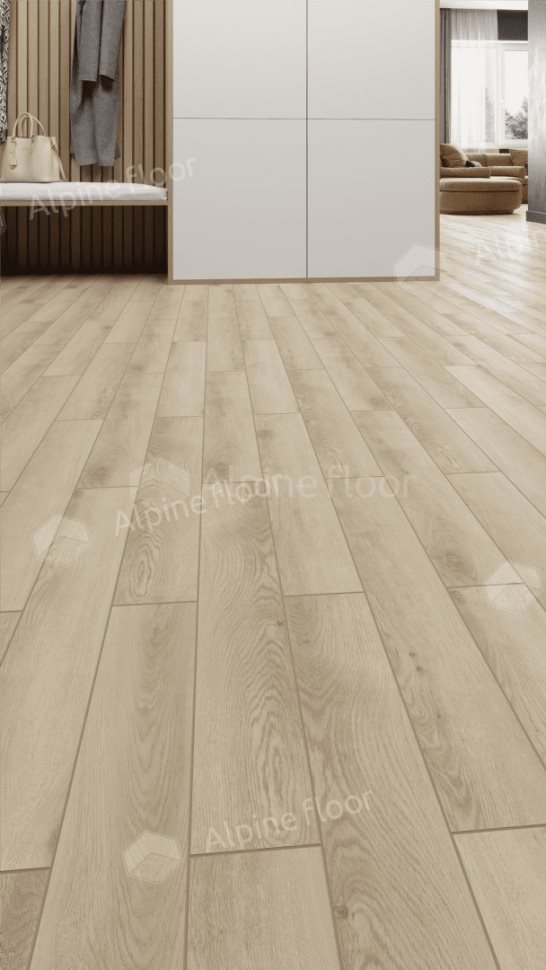 Ламинат "Alpine Floor" Herringbone 12 PRO Дуб Орлеан (606*101*12 мм) — купить в Владивостоке