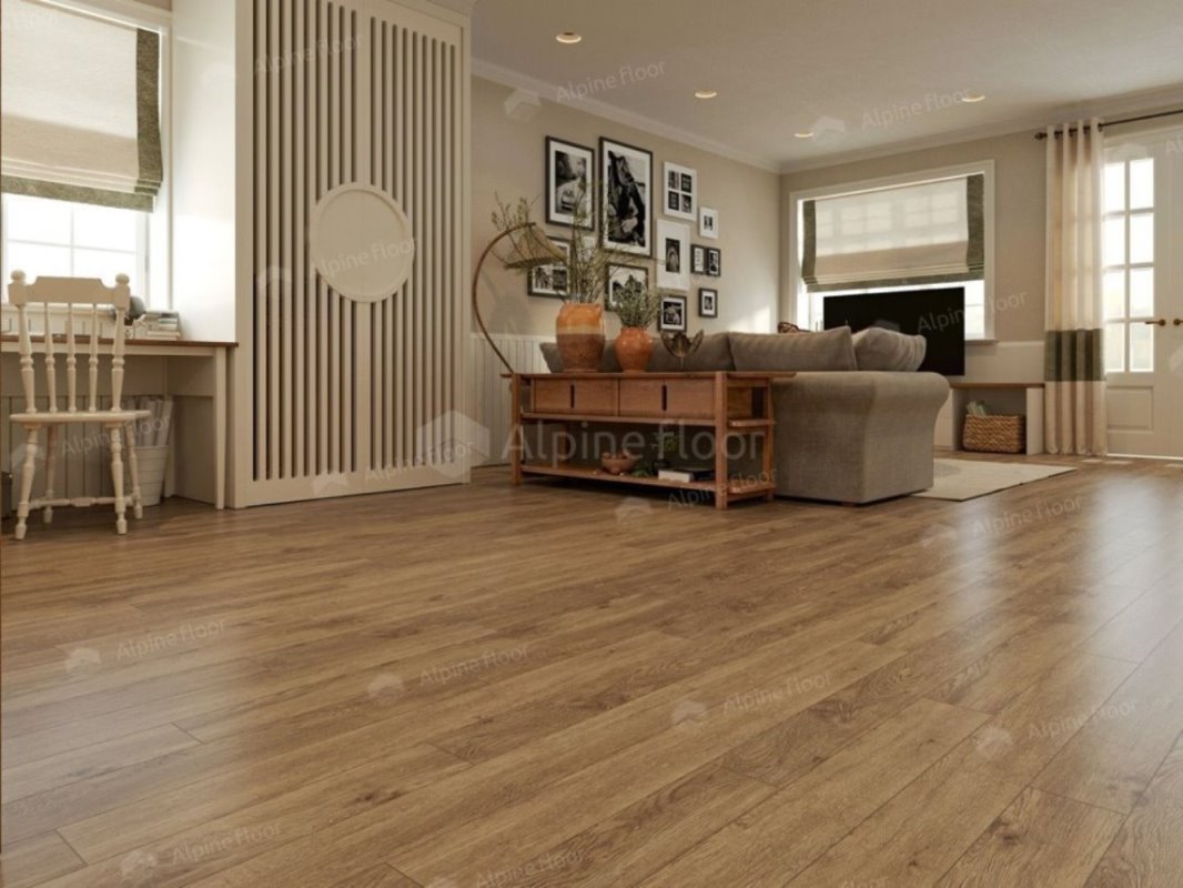 SPC Ламинат "Alpine Floor" Grand Sequoia Village Макадамия (1220*125*4 мм) — купить в Владивостоке