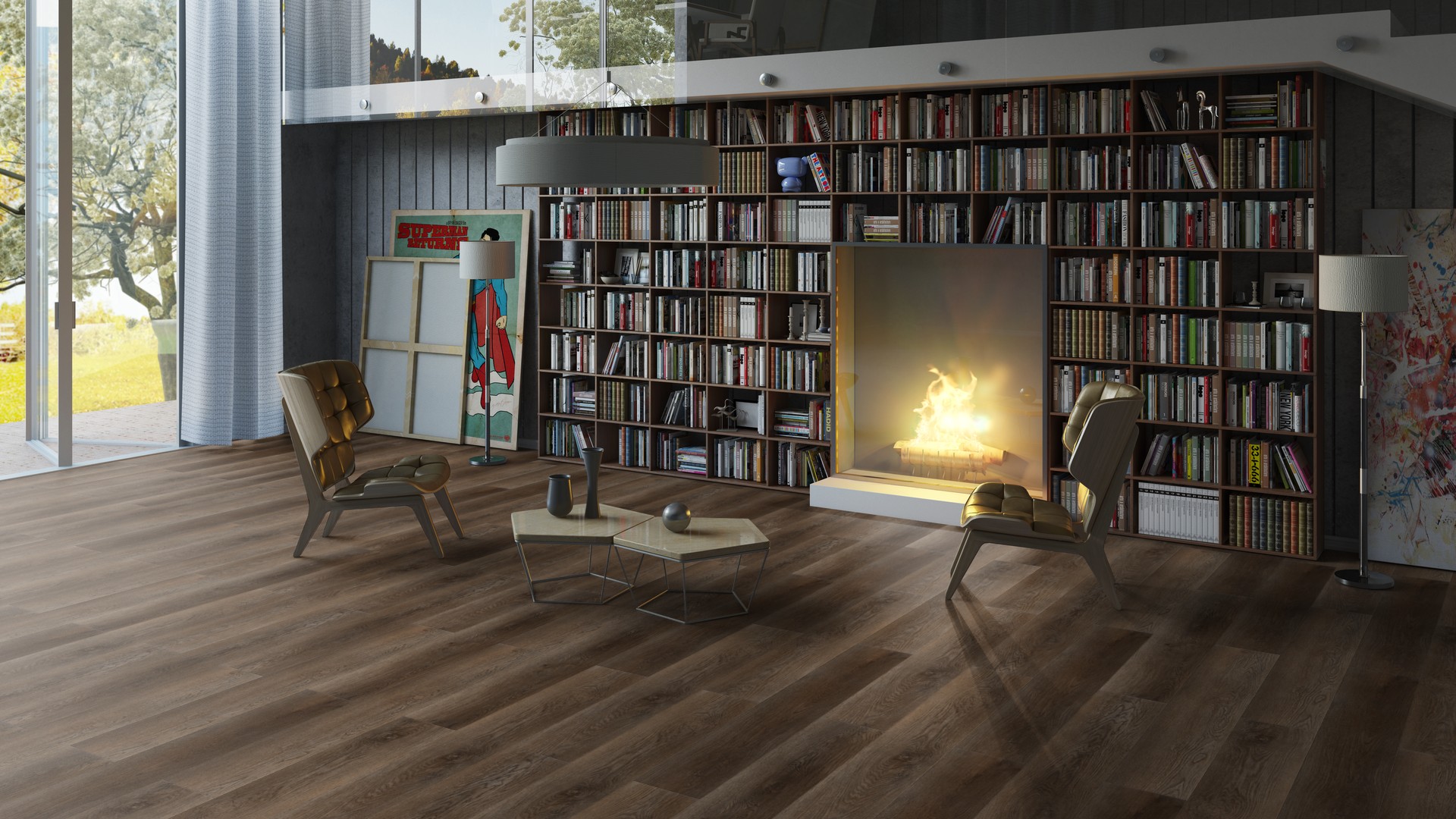 SPC ламинат "Tarkett" Deep House Rachel (1400*225*4,6 мм) — купить в Владивостоке