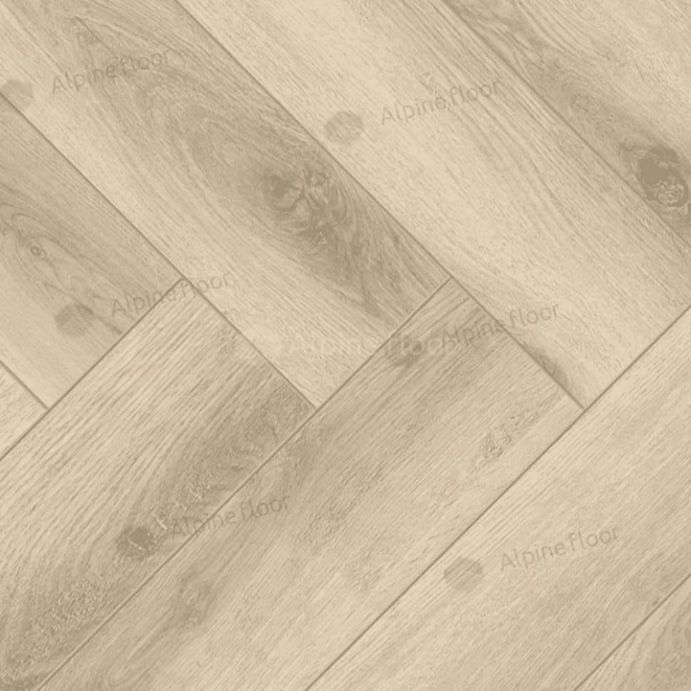 Ламинат "Alpine Floor" Herringbone 12 PRO Дуб Орлеан (606*101*12 мм) — купить в Владивостоке