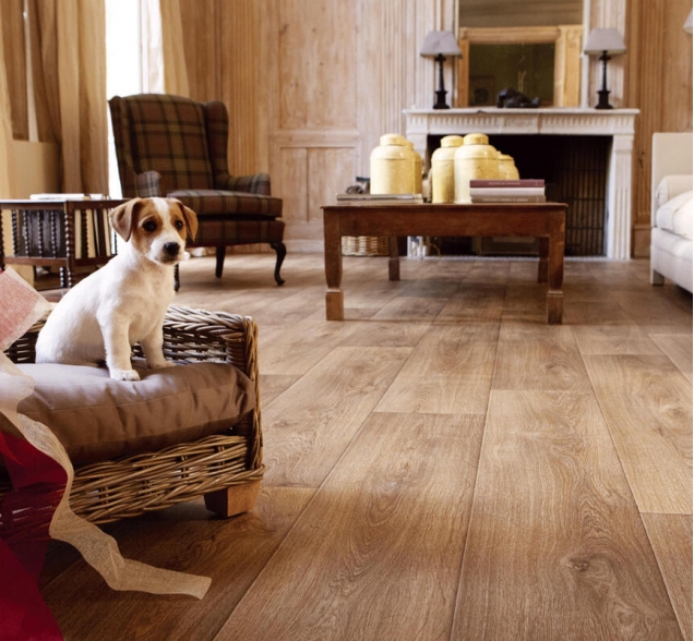 SPC ламинат "CronaFloor" Wood 4V Дуб Монтара (1200*180*4 мм) — купить в Владивостоке