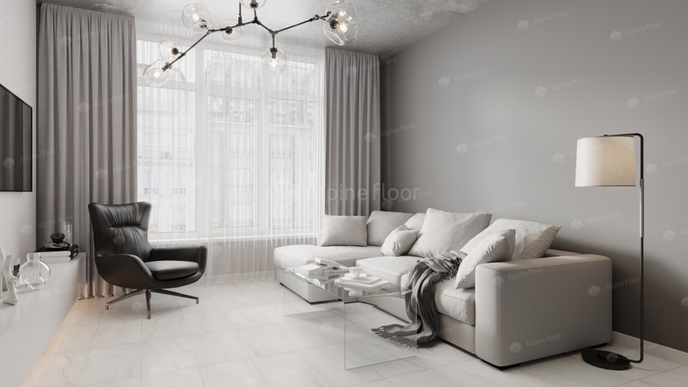 Виниловая плитка "Alpine Floor" Light Stone Брайс (608*303*2,5 мм) — купить в Владивостоке