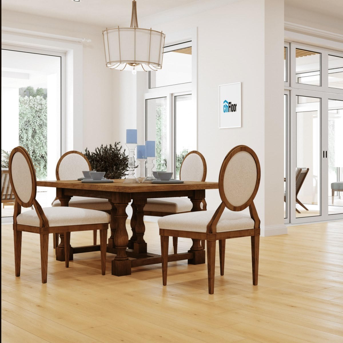 Виниловое напольное покрытие ScandiWood 09 Дуб Орегон (180*1220*5 мм) — купить в Владивостоке