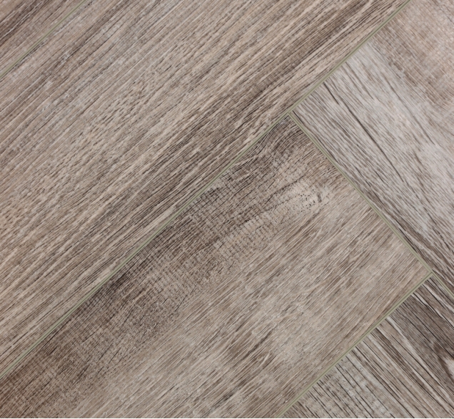 Виниловый ламинат SPC "Cronafloor" Herringbone Дуб Тулон (640*128*4,5 мм) — купить в Владивостоке