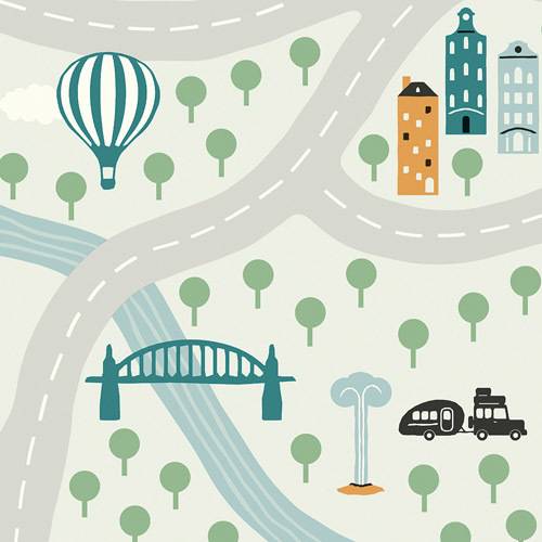 Линолеум бытовой "IVC" Neo Karta 82 (3м) — купить в Владивостоке