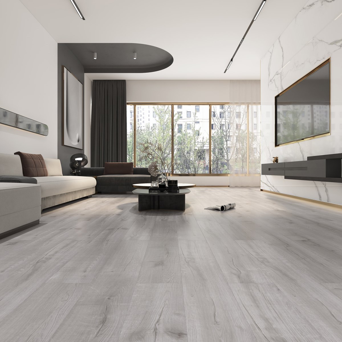 SPC ламинат "OneFloor" ЕСО 5050 (4V фаска) (1220*184*4 мм) — купить в Владивостоке