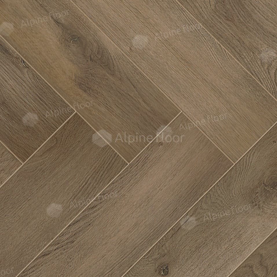 Ламинат "Alpine Floor" Herringbone Дуб Анжу (606*101*8 мм) — купить в Владивостоке