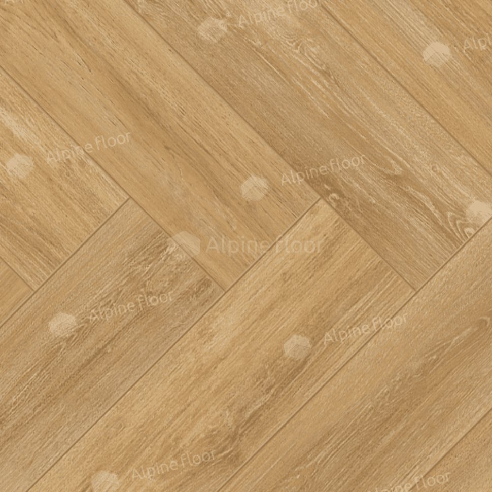 Ламинат "Alpine Floor" Herringbone 12 PRO Дуб Тулуза (606*101*12 мм) — купить в Владивостоке
