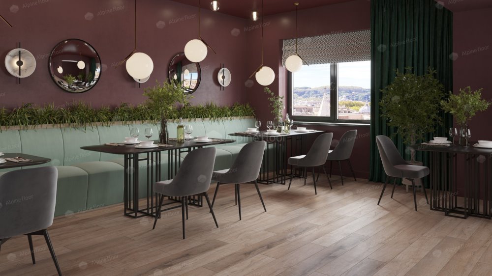 SPC Ламинат "Alpine Floor" Дуб персиковый (1220*183*8 мм) — купить в Владивостоке