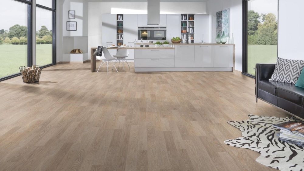 Ламинат "Kronospan" Forte Classic Дуб Льняной 4283 (1285*192*8 мм) — купить в Владивостоке