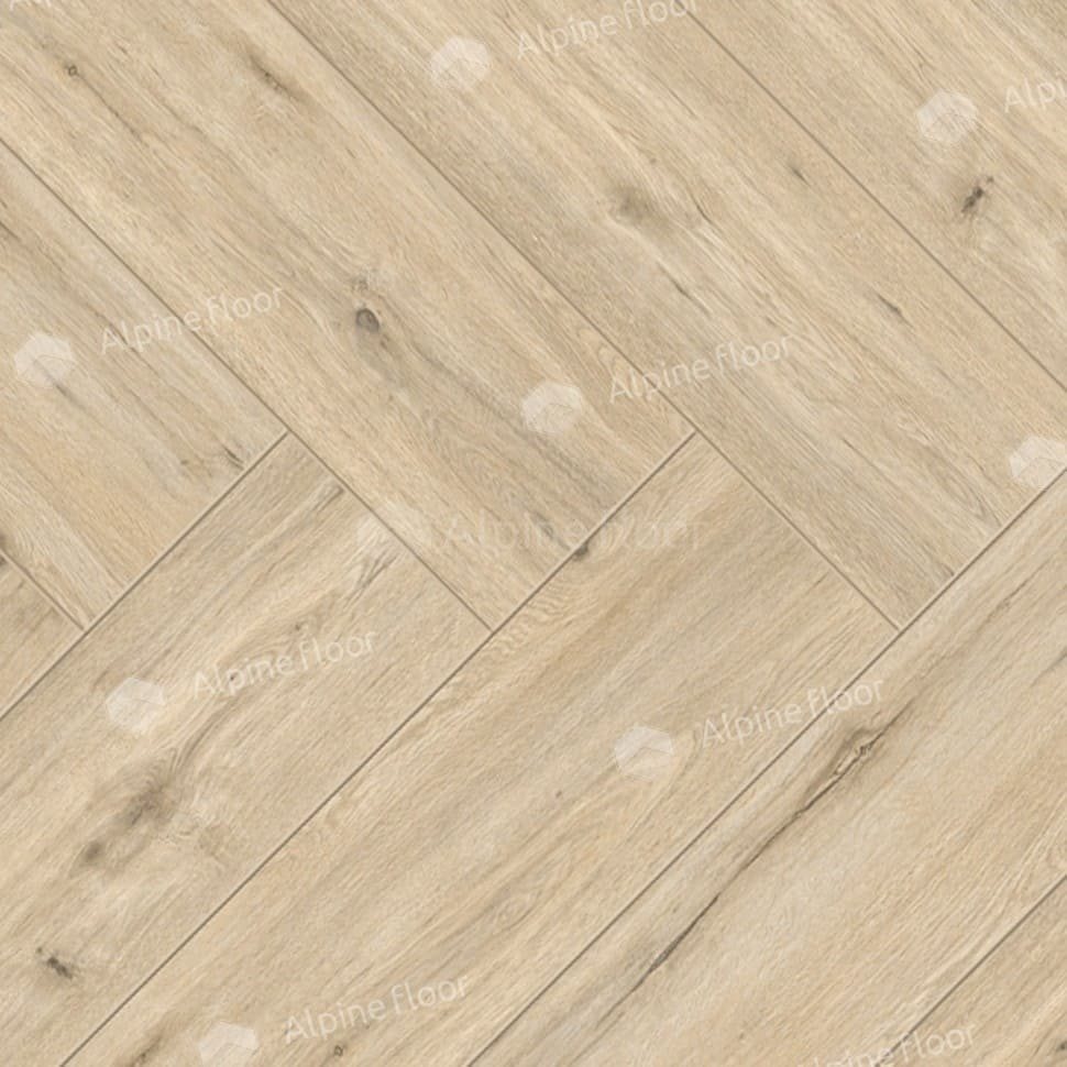 Ламинат "Alpine Floor" Herringbone Дуб Лион (606*101*8 мм) — купить в Владивостоке