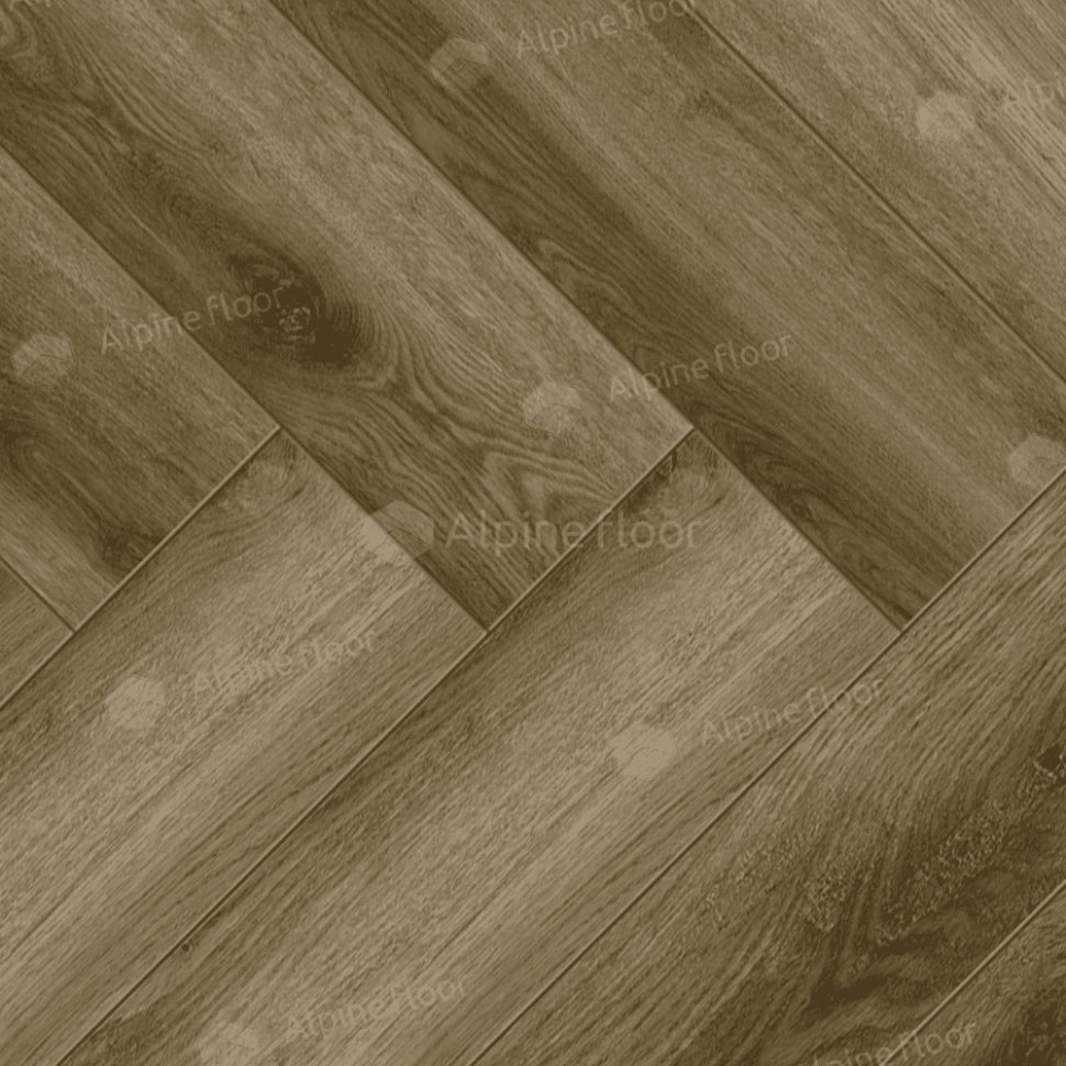 Ламинат "Alpine Floor" Herringbone 12 PRO Дуб Марсель (606*101*12 мм) — купить в Владивостоке