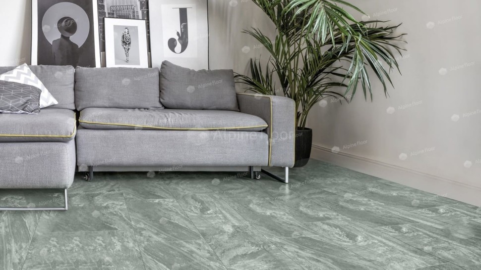 Виниловая плитка "Alpine Floor" Light Stone Хэмпшир (608*303*2,5 мм) — купить в Владивостоке