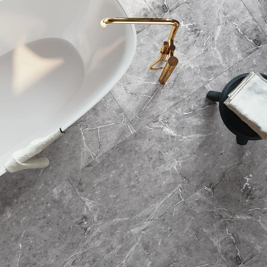 SPC ламинат "Invictus" Hudson Stone Silver (907*450*6мм) — купить в Владивостоке