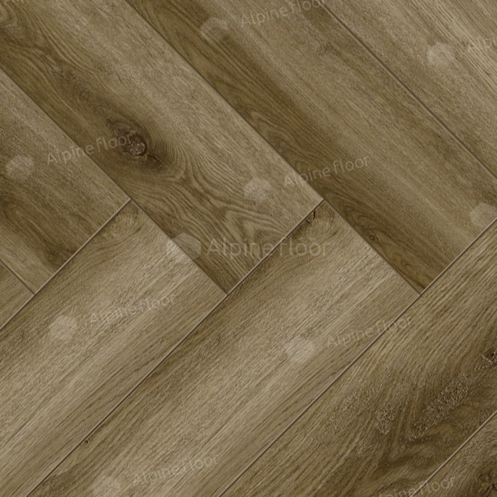 Ламинат "Alpine Floor" Herringbone Дуб Марсель (606*101*8 мм) — купить в Владивостоке