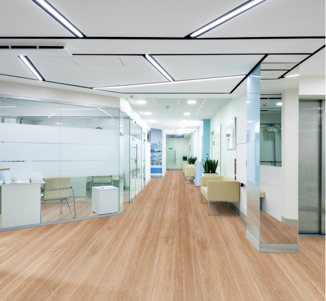 SPC ламинат "CronaFloor" Wood 4V Дуб Монтара (1200*180*4 мм) — купить в Владивостоке