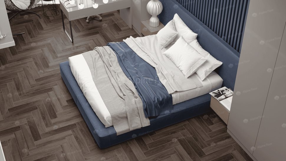 Виниловый ламинат "Alpine Floor" Parquet Light Дуб Фафнир (600*125*4 мм) — купить в Владивостоке